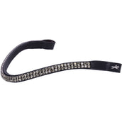 Schockemöhle Stirnriemen Valencia/Monticelli Schwarz/Grau