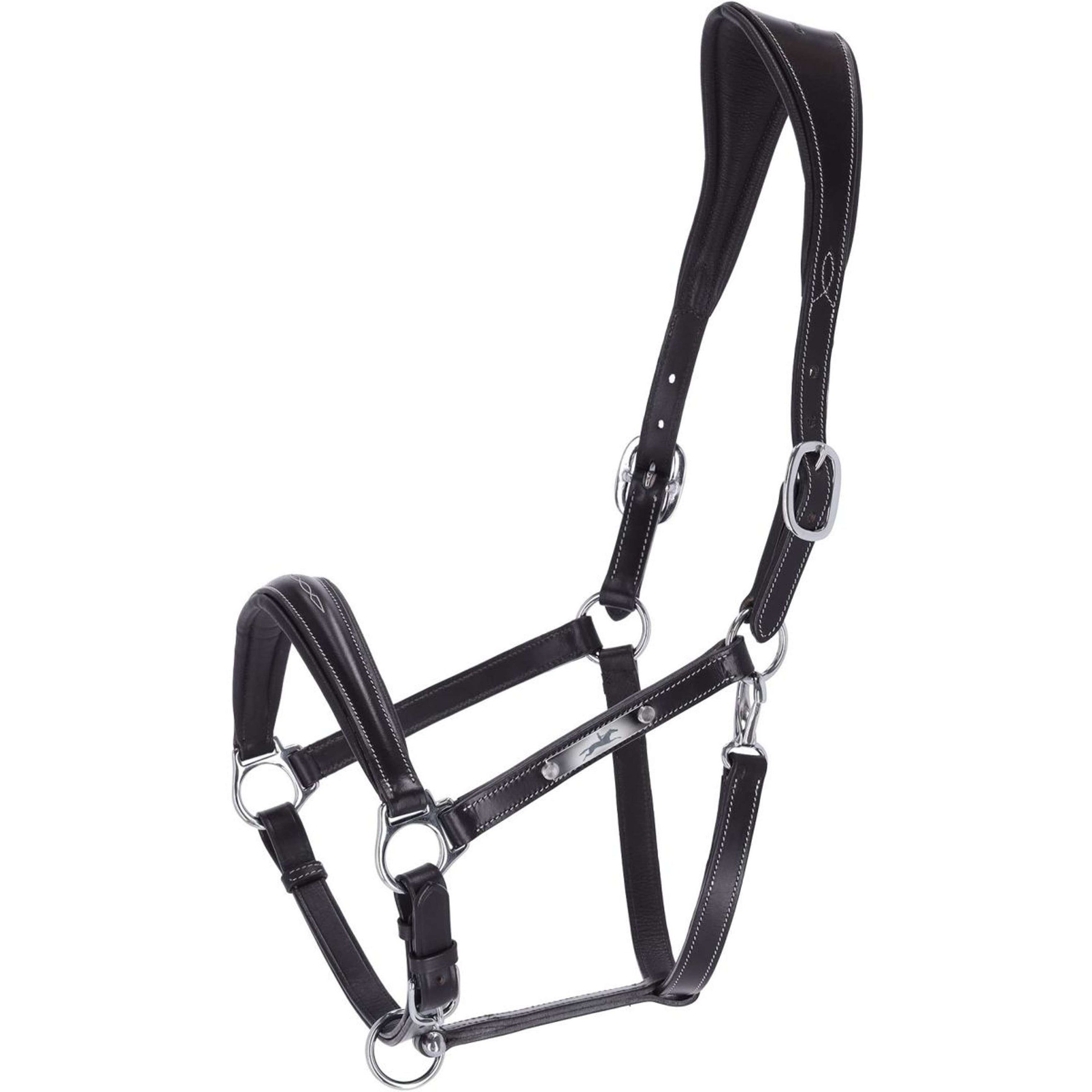 Schockemöhle Halfter Frisco F Schwarz/Cream/Silber Schockemöhle Halfter Frisco F Schwarz/Cream/Silber