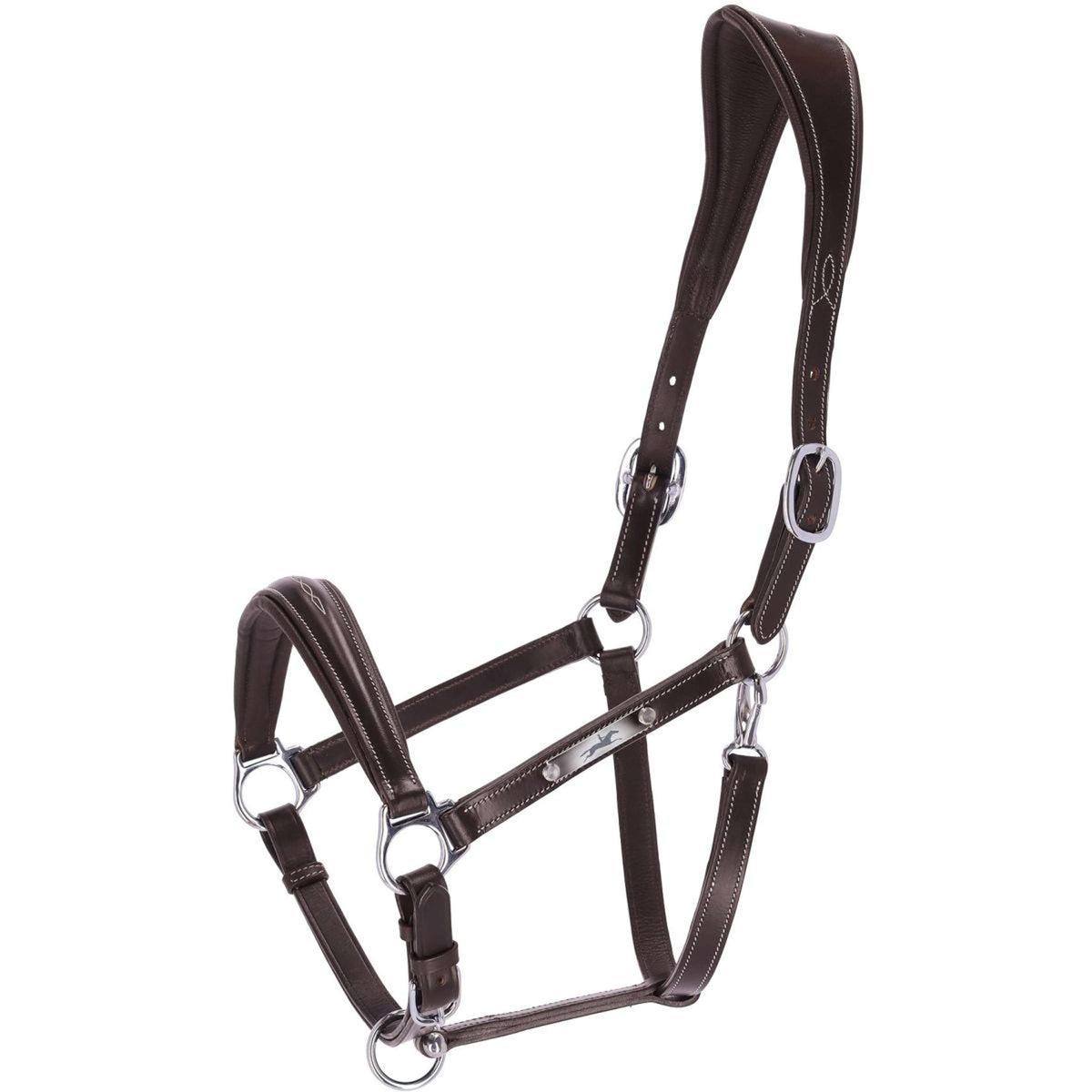 Schockemöhle Halfter Frisco F Dunkelbraun/Creme/Silber