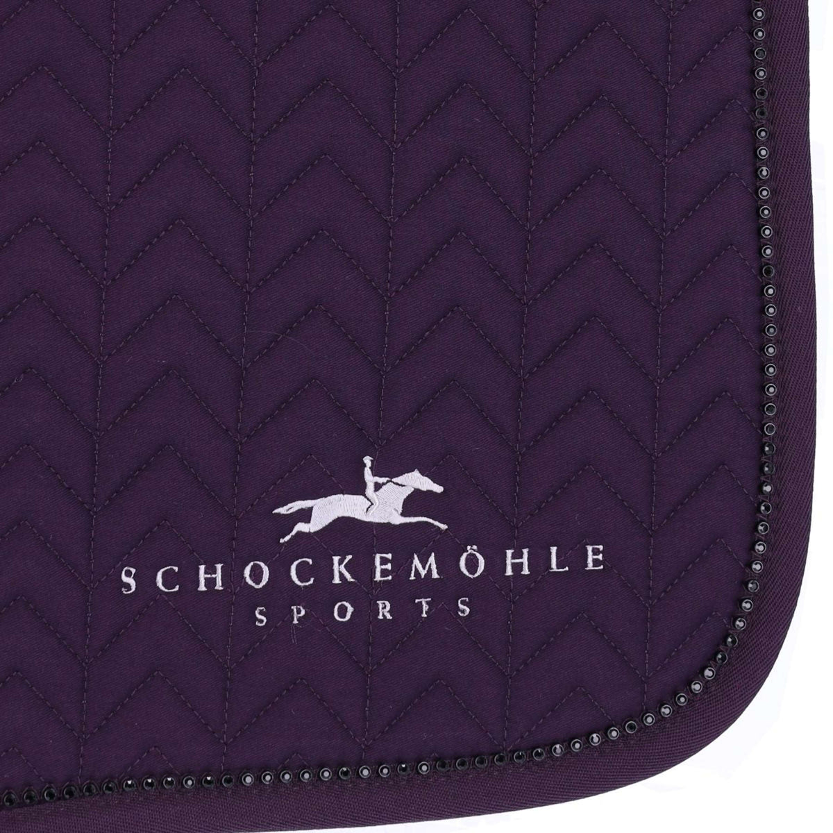 Schockemöhle Schabracke Power Pad Logo Dressur Deep Mauve