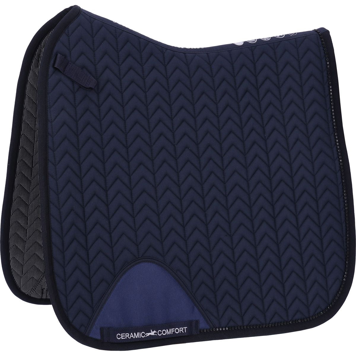 Schockemöhle Schabracke Powerpad Ceramica Dressur Dark Navy