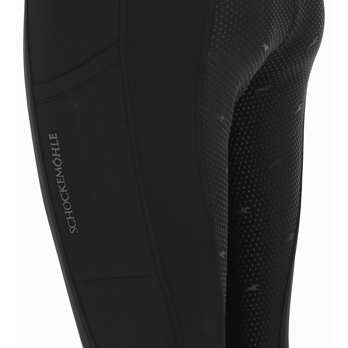 Schockemöhle Reitleggings Air Sporty Full Grip Dunkelgrau