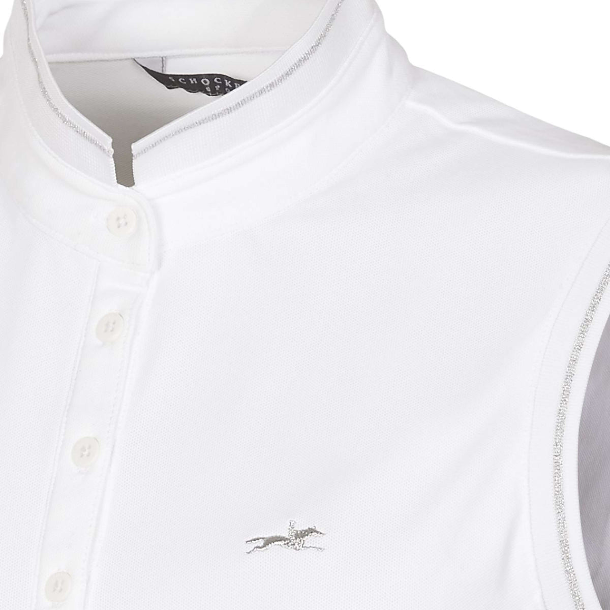 Schockemöhle Poloshirt Hanna Ärmellos Optical White