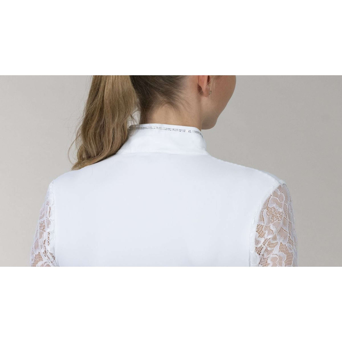 Schockemöhle Turniershirt Alicia Lange Ärmel Optical White