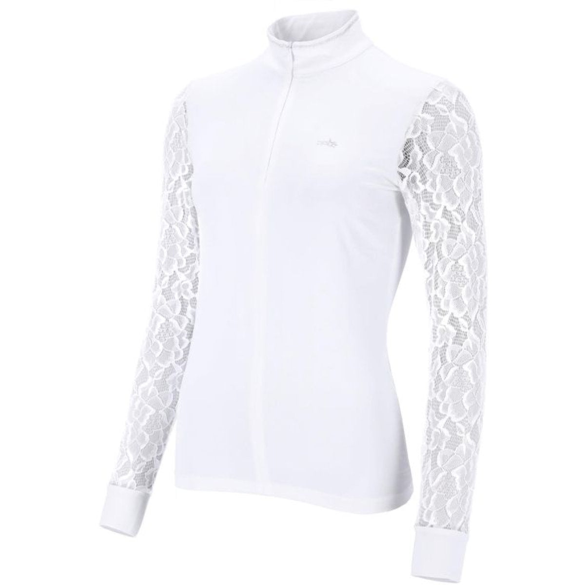 Schockemöhle Turniershirt SPAlicia Lange mouwen Optical White