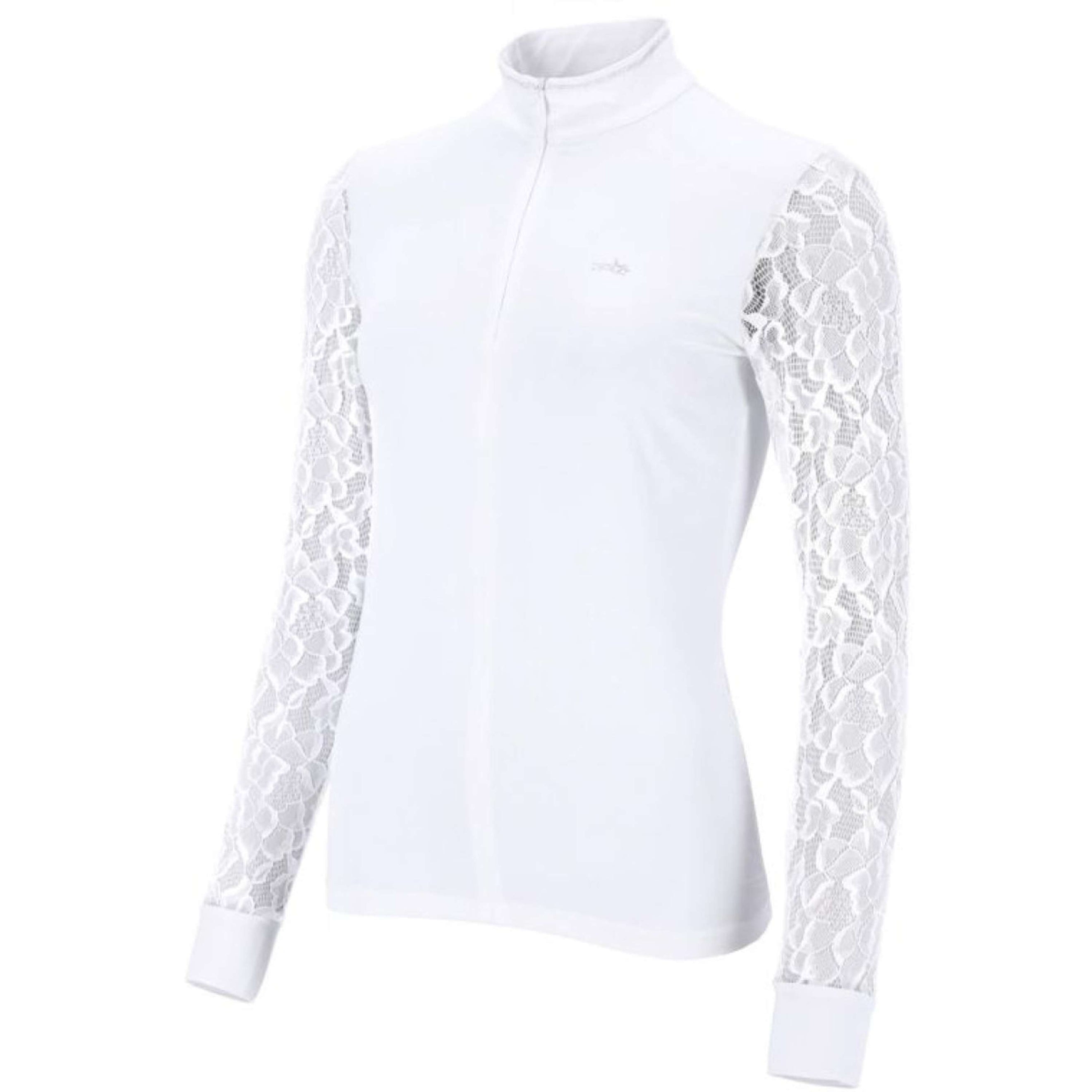 Schockemöhle Turniershirt SPAlicia Lange mouwen Optical White