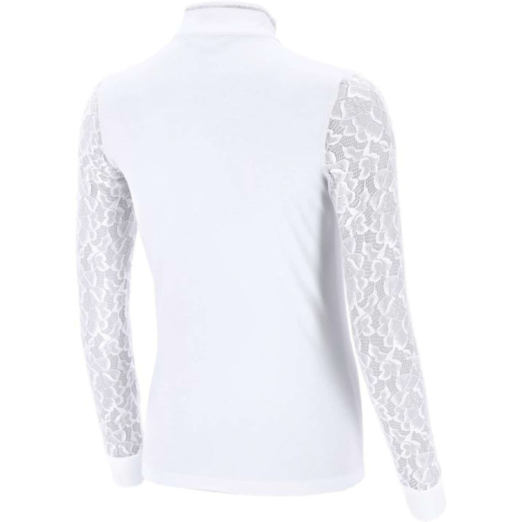 Schockemöhle Turniershirt SPAlicia Lange mouwen Optical White