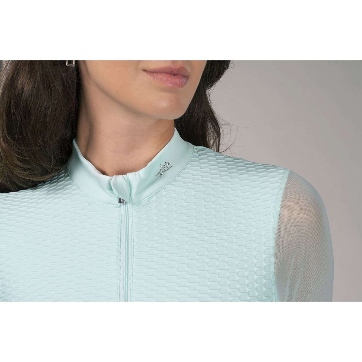 Schockemöhle Shirt Gianna Lange Ärmel Aqua Sea