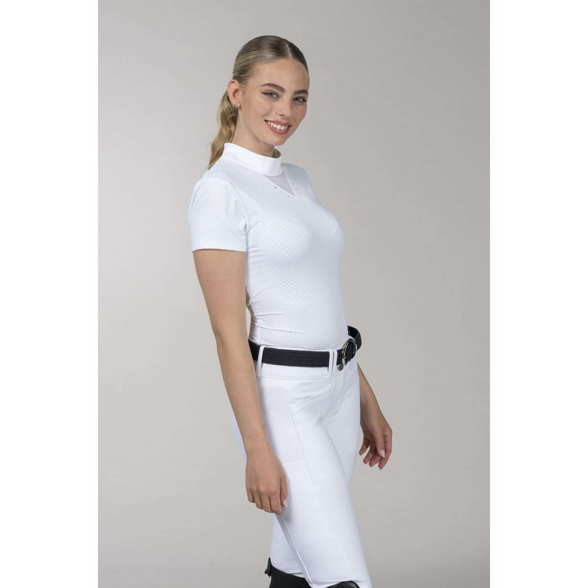 Schockemöhle Turniershirt Lea Optical White