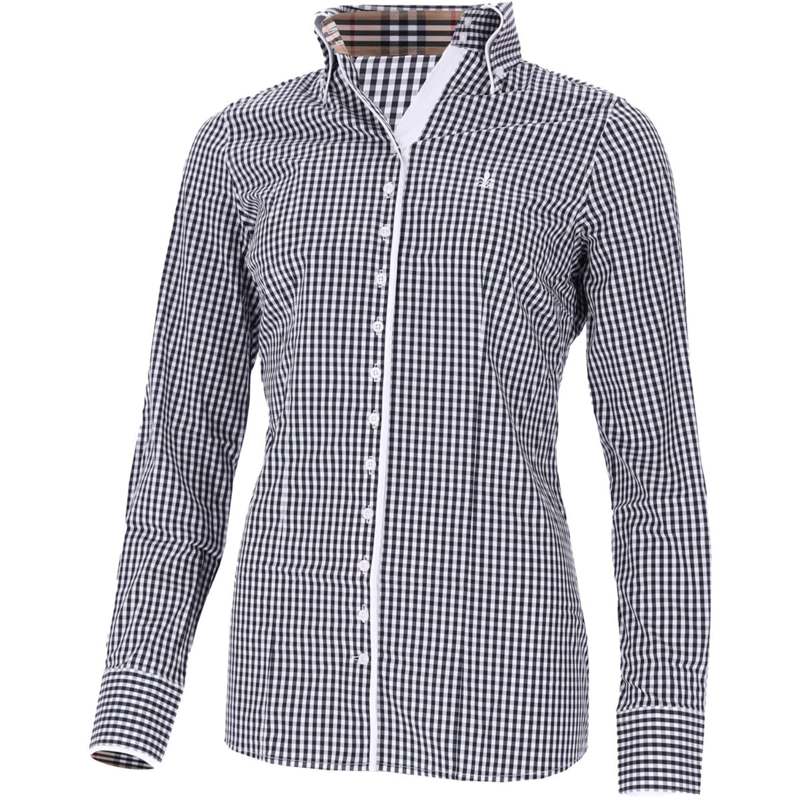 Schockemöhle Bluse FDL Eleonora London B Weiß/Schwarz Schockemöhle Bluse FDL Eleonora London B Weiß/Schwarz