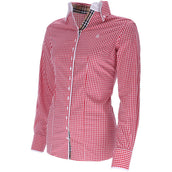 Schockemöhle Bluse FDL Eleonora London B Weiß/Rot