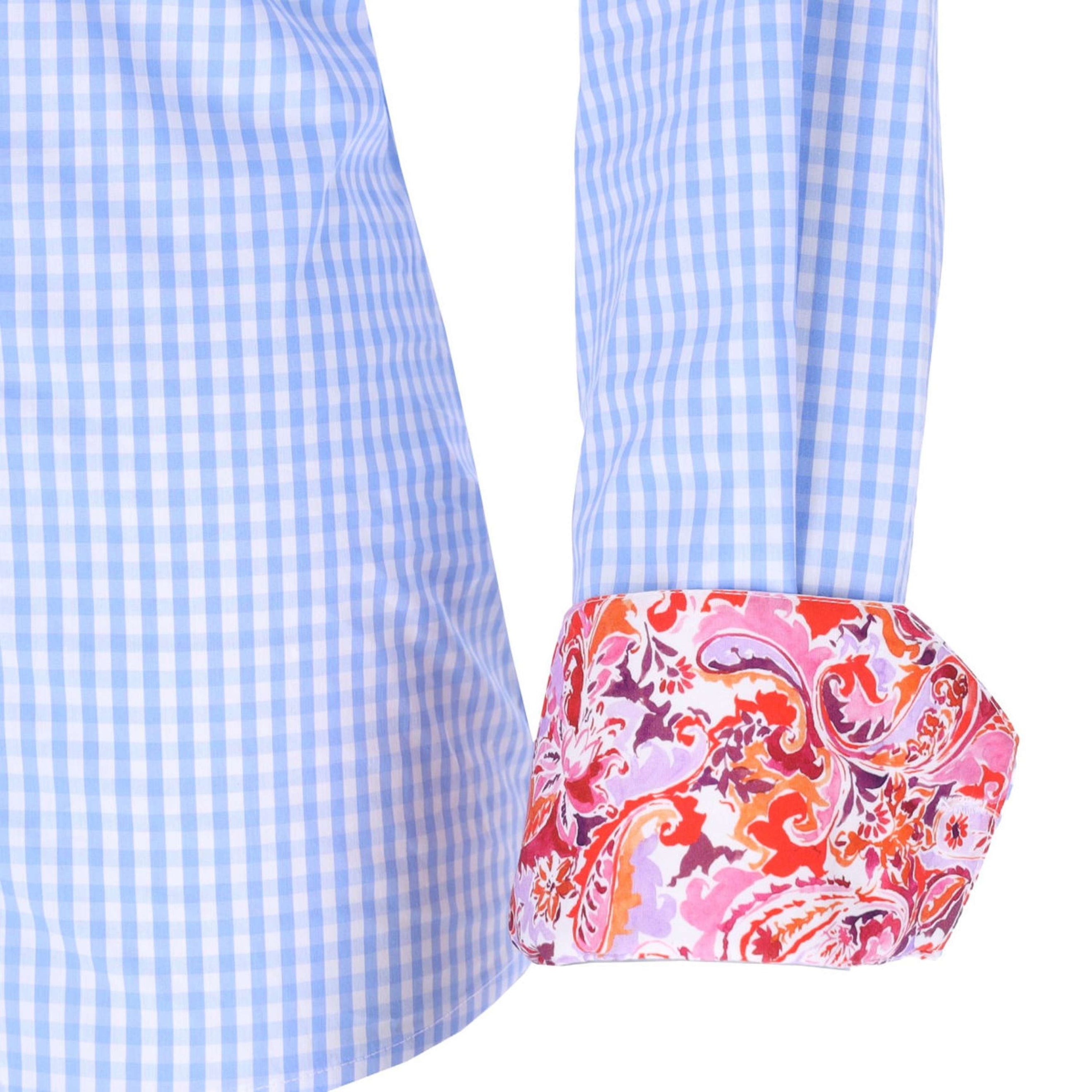 Schockemöhle Bluse FDL Eleonora Paisley L Weiß/Blau