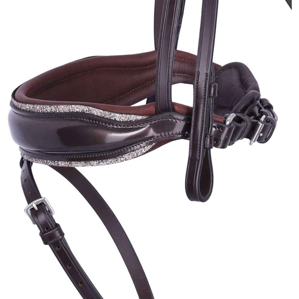 Schockemöhle Zaum SPLuxury Dressur Espresso/Toffee/Silber