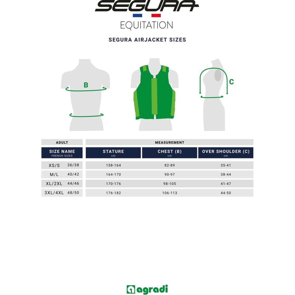 Segura Equitation Airbag C-protect Air Evo Navy