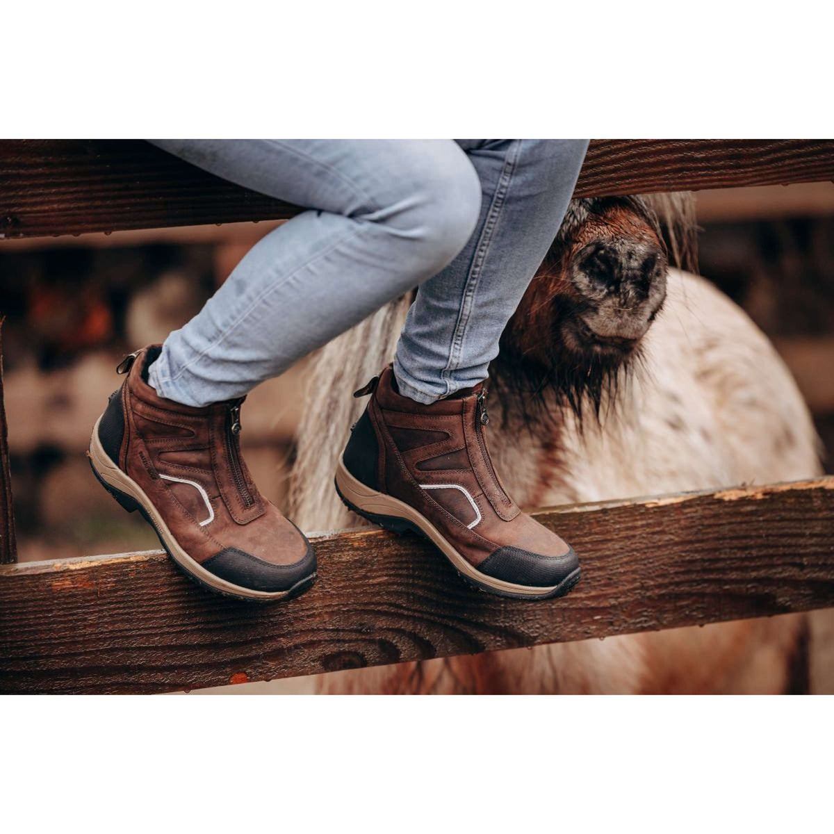 Suedwind Stiefelette Field FZ GripFTX Schokolade