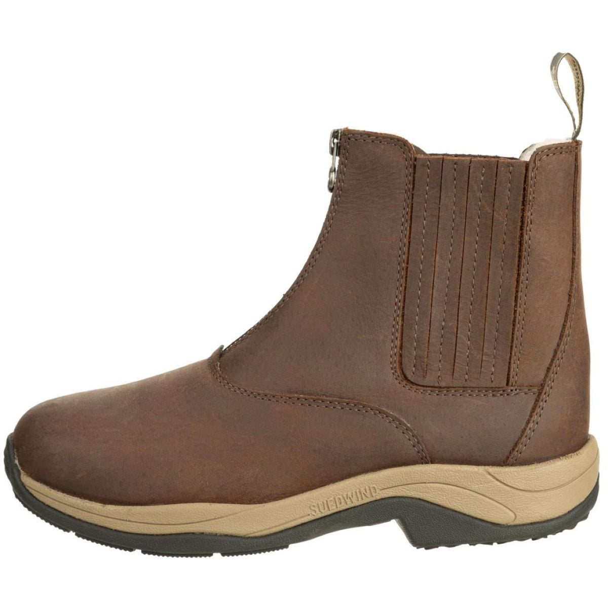 Suedwind Stiefelette Field FZ GripFTX Merino Braun
