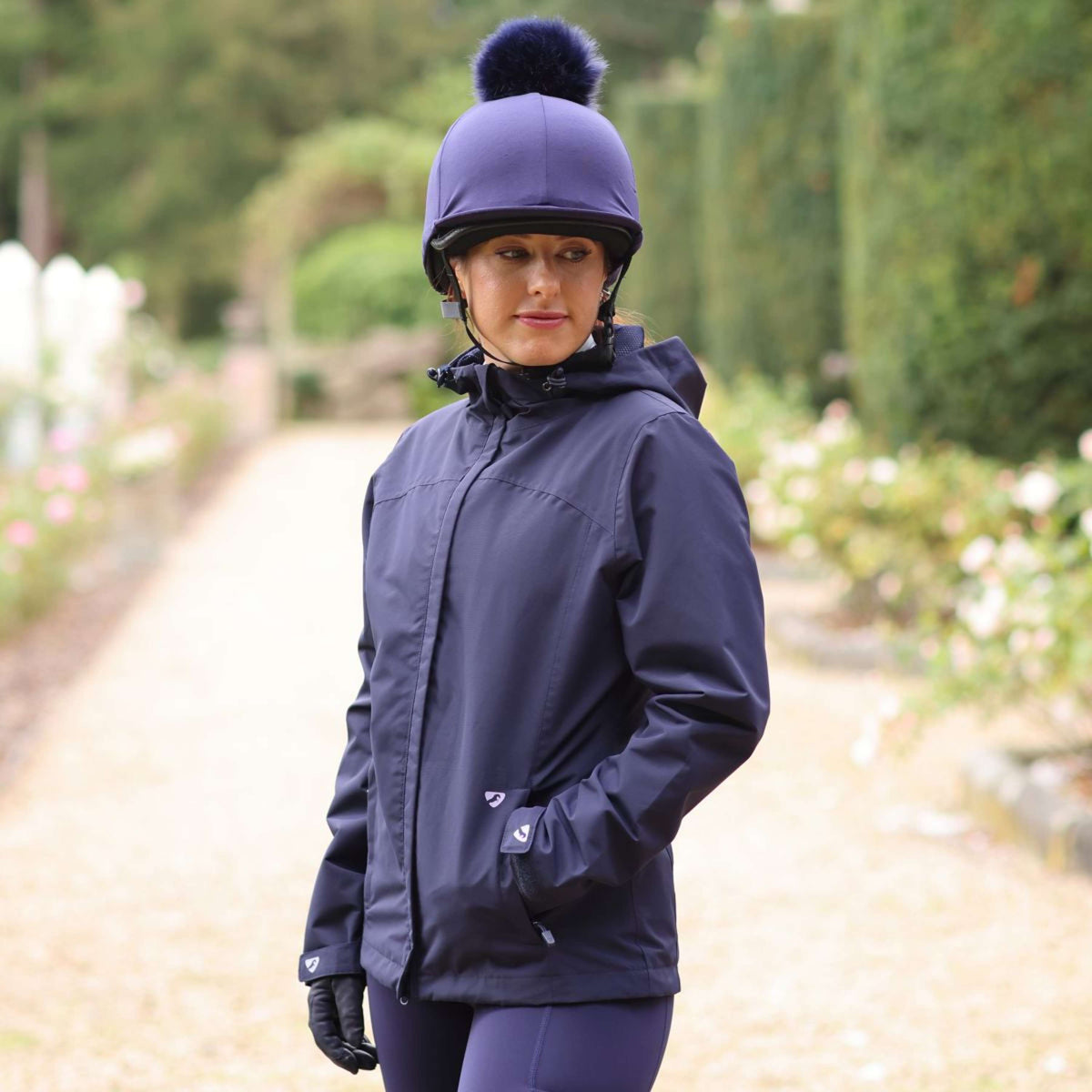 Aubrion by Shires Regenjacke Cloudburst Navy