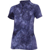 Aubrion Base Layer Revive Kurze Ärmel Navy Tie Dye