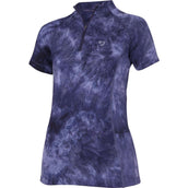 Aubrion by Shires Base Layer Revive Kurze Ärmel Navy Tie Dye