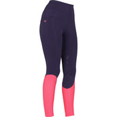 Aubrion by Shires Reitleggings Rhythm Mesh Navy