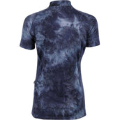 Aubrion by Shires Base Layer Revive Young Rider Kurze Ärmel Navy Tie Dye