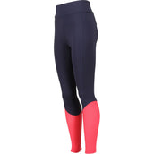 Aubrion by Shires Reitleggings Rhythm Mesh Young Rider Navy