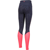 Aubrion by Shires Reitleggings Rhythm Mesh Young Rider Navy