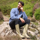 Aubrion by Shires Pullover Original Fleece Herren Blau