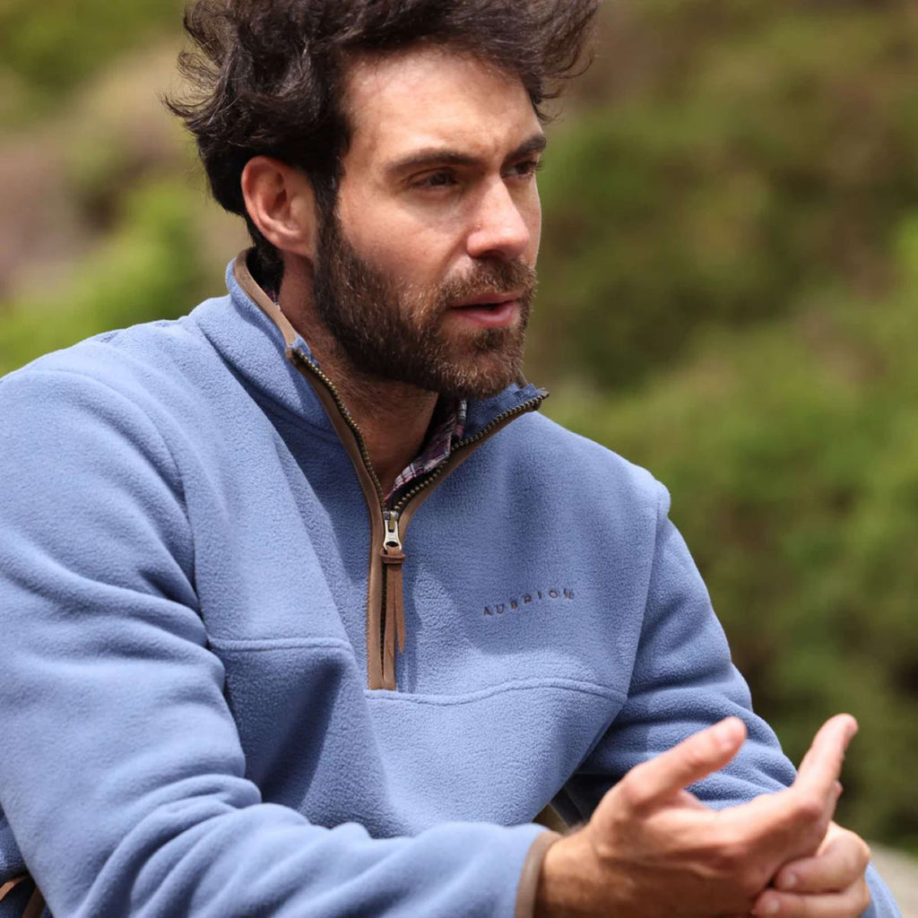 Aubrion by Shires Pullover Original Fleece Herren Blau