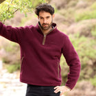 Aubrion by Shires Pullover Original Fleece Herren Maroon