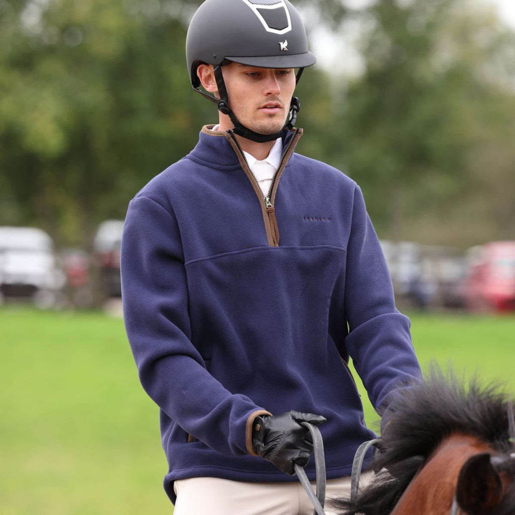 Aubrion by Shires Pullover Original Fleece Herren Navy