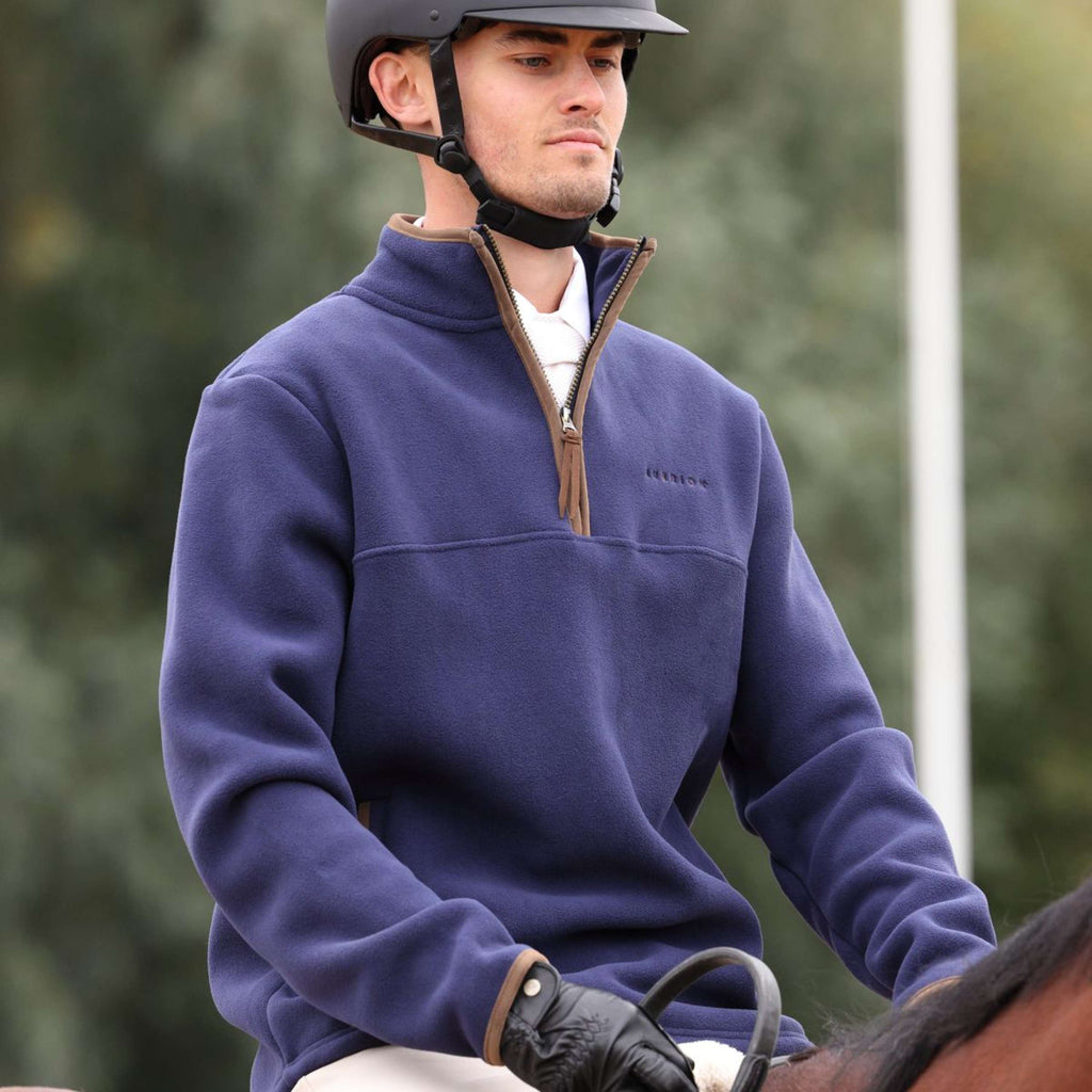 Aubrion by Shires Pullover Original Fleece Herren Navy