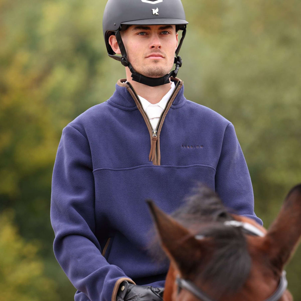 Aubrion by Shires Pullover Original Fleece Herren Navy
