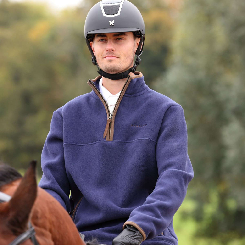Aubrion by Shires Pullover Original Fleece Herren Navy