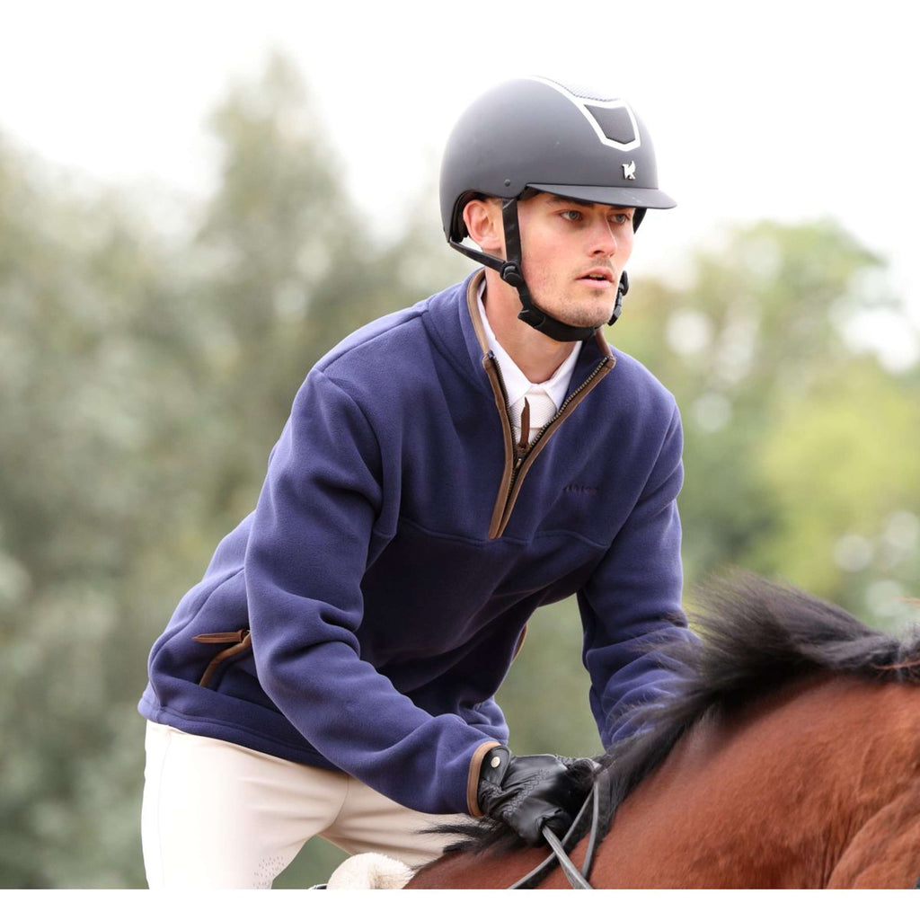 Aubrion by Shires Pullover Original Fleece Herren Navy