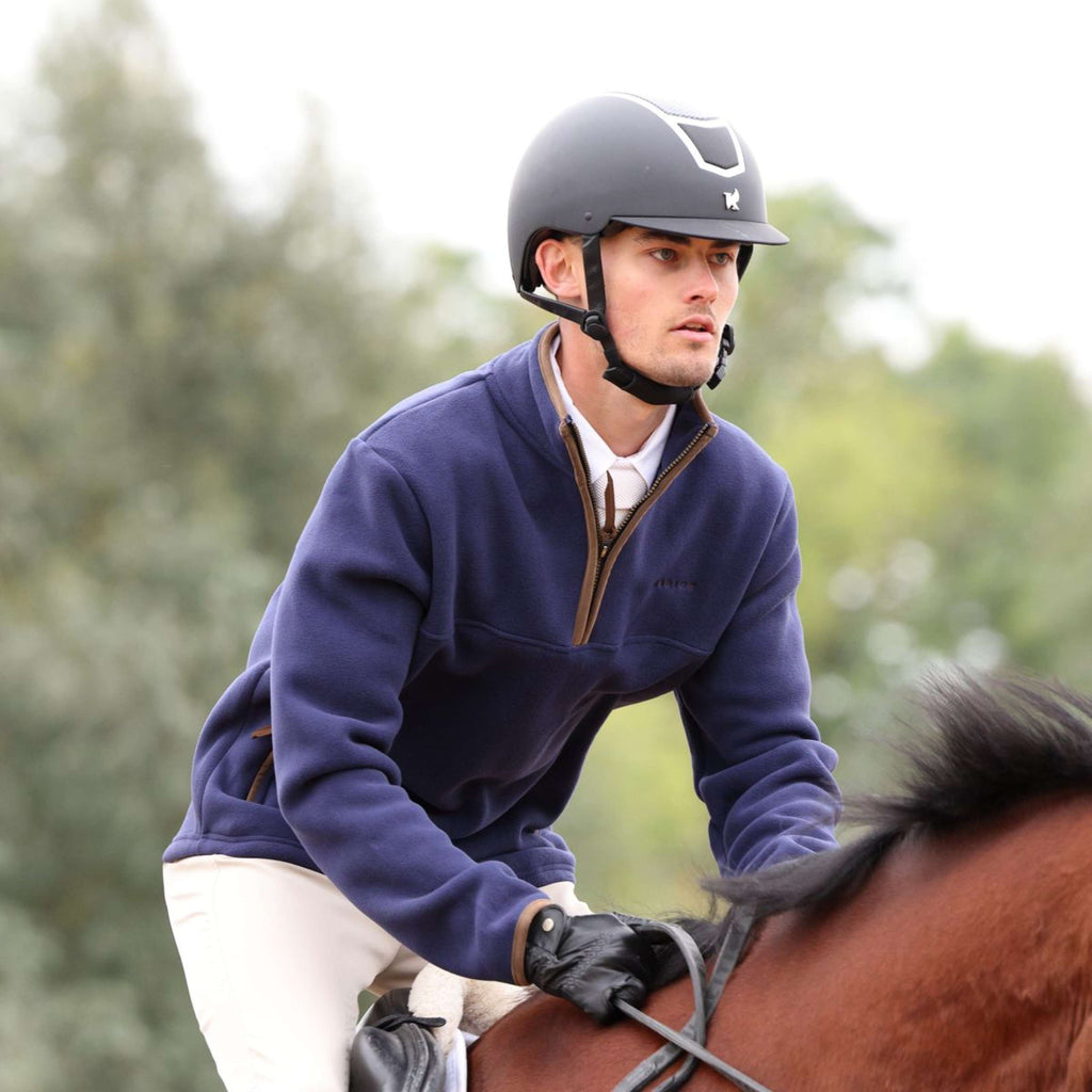 Aubrion by Shires Pullover Original Fleece Herren Navy