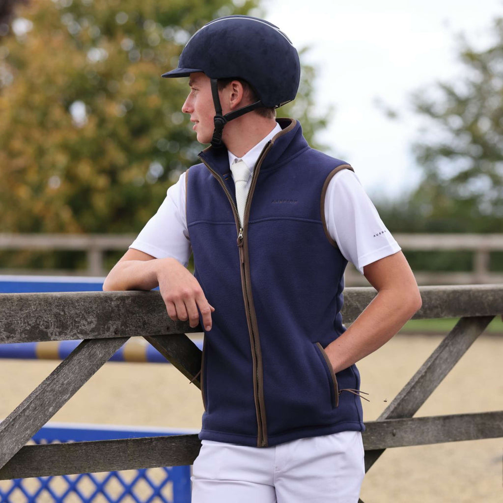 Aubrion by Shires Weste Original Fleece Herren Navy