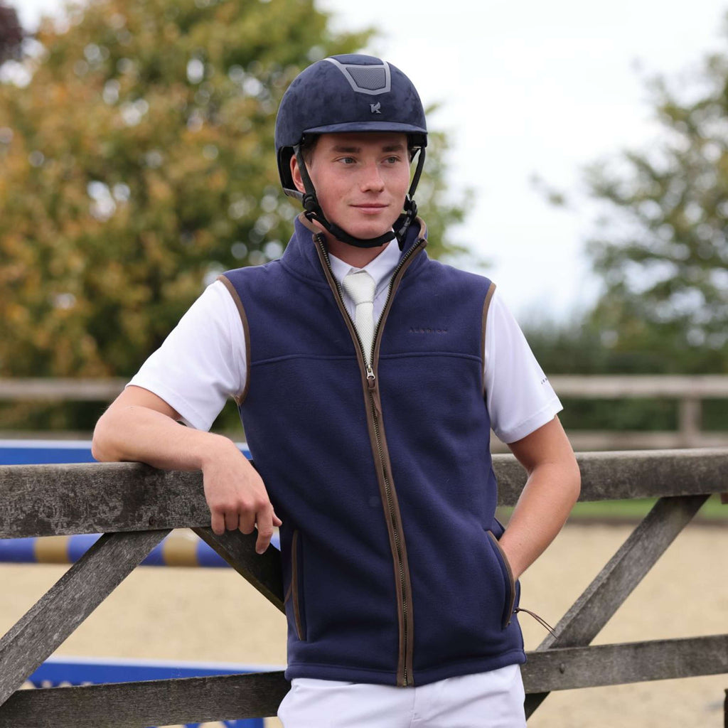 Aubrion by Shires Weste Original Fleece Herren Navy