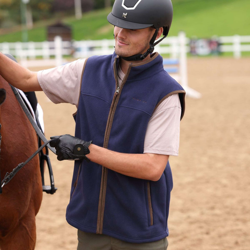 Aubrion by Shires Weste Original Fleece Herren Navy