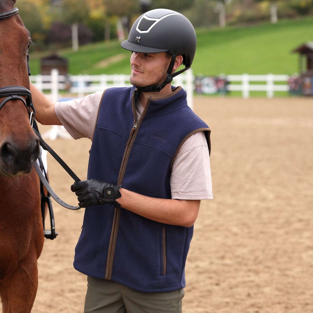 Aubrion by Shires Weste Original Fleece Herren Navy
