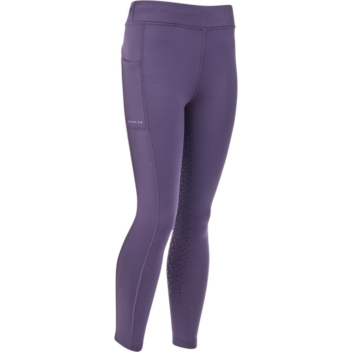 Aubrion Reitleggings Shield Young Rider Violett