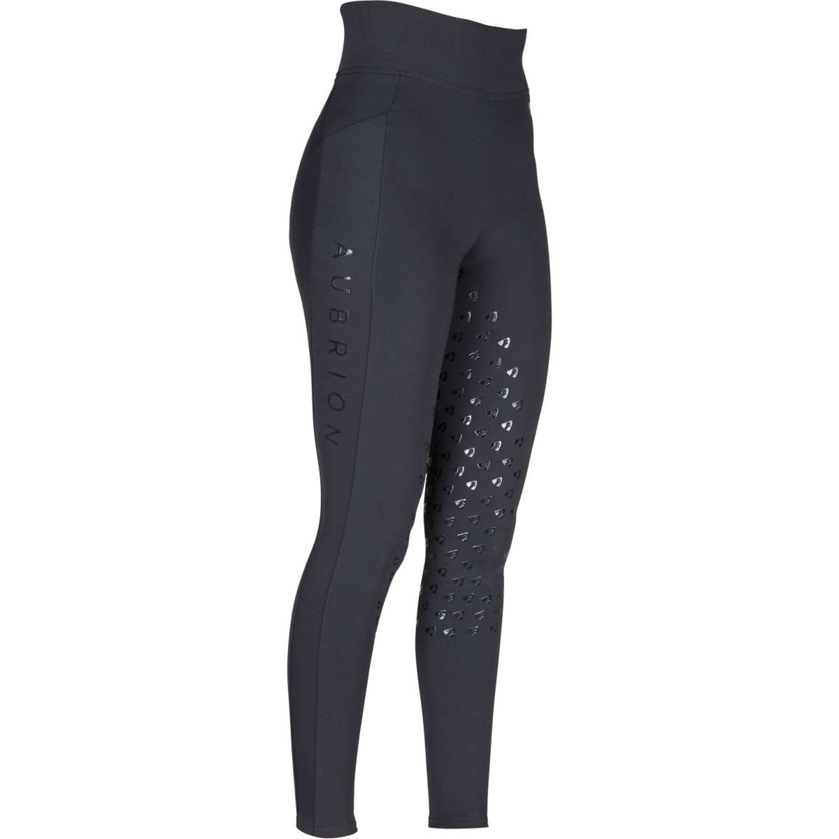 Aubrion Reitleggings Eltar Full Grip Schwarz