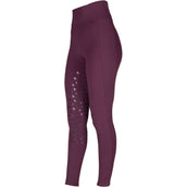 Aubrion Reitleggings Eltar Full Grip Black Cherry