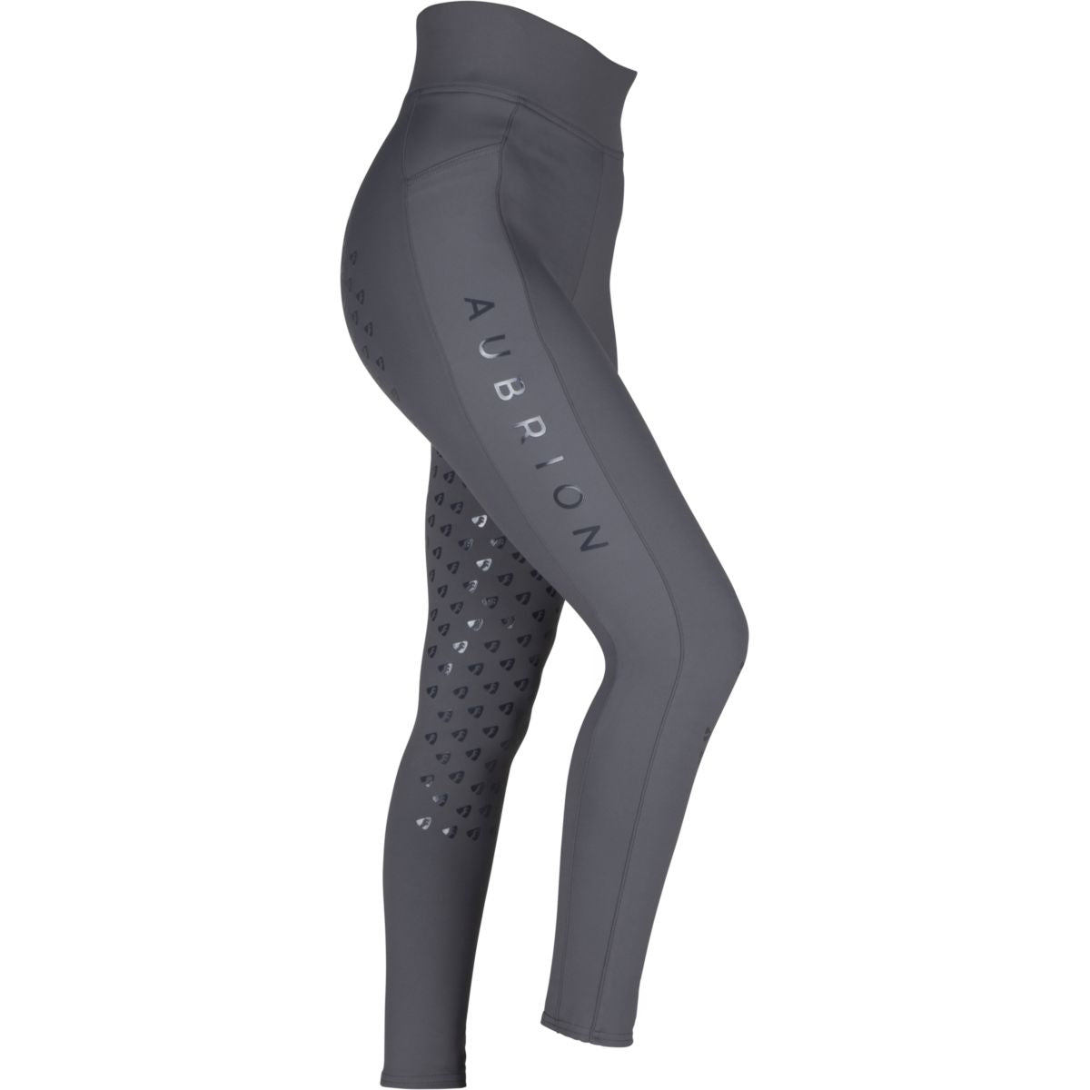 Aubrion Reitleggings Eltar Full Grip Grau