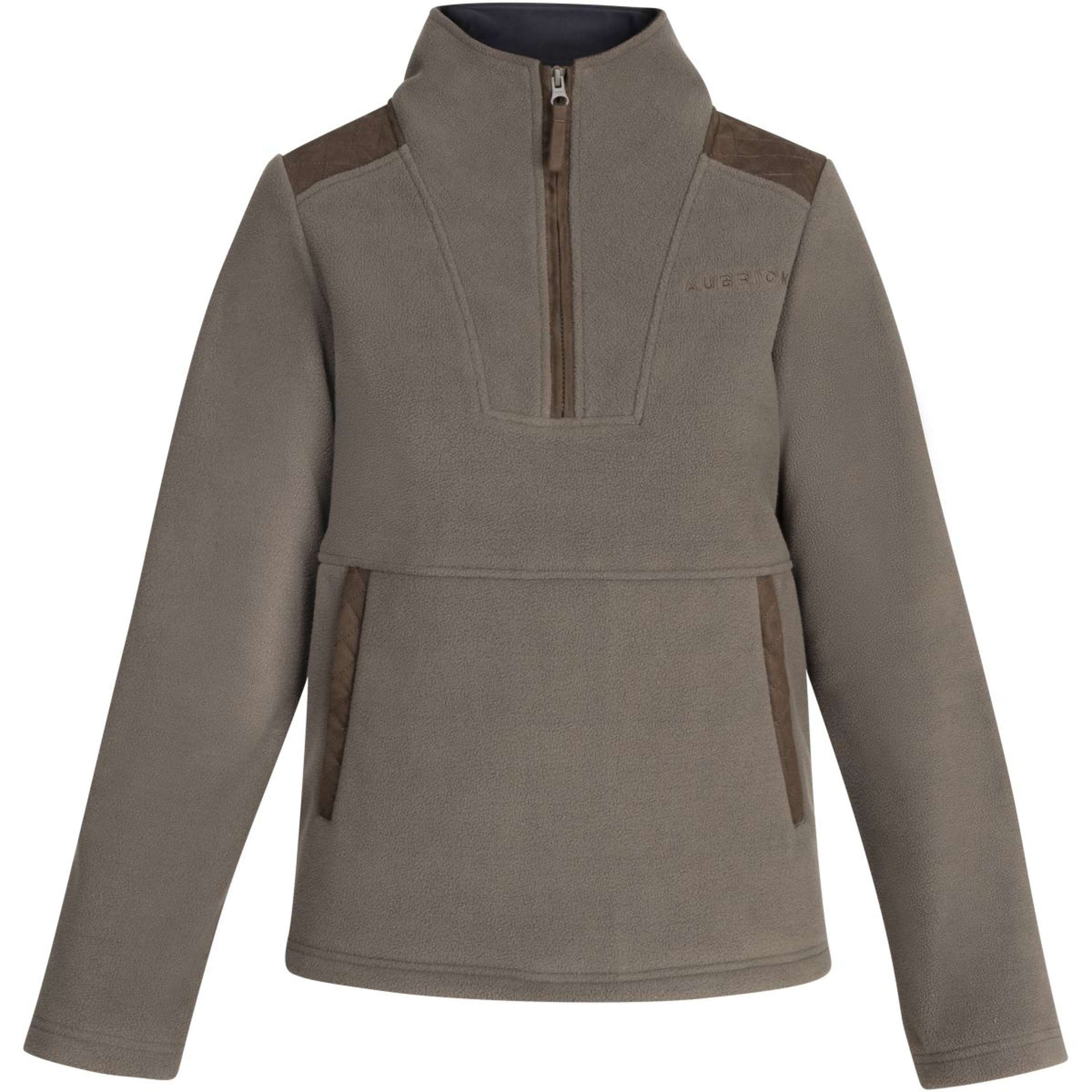 Aubrion by Shires Pullover Heritage Fleece Dunkelolive Aubrion by Shires Pullover Heritage Fleece Dunkelolive