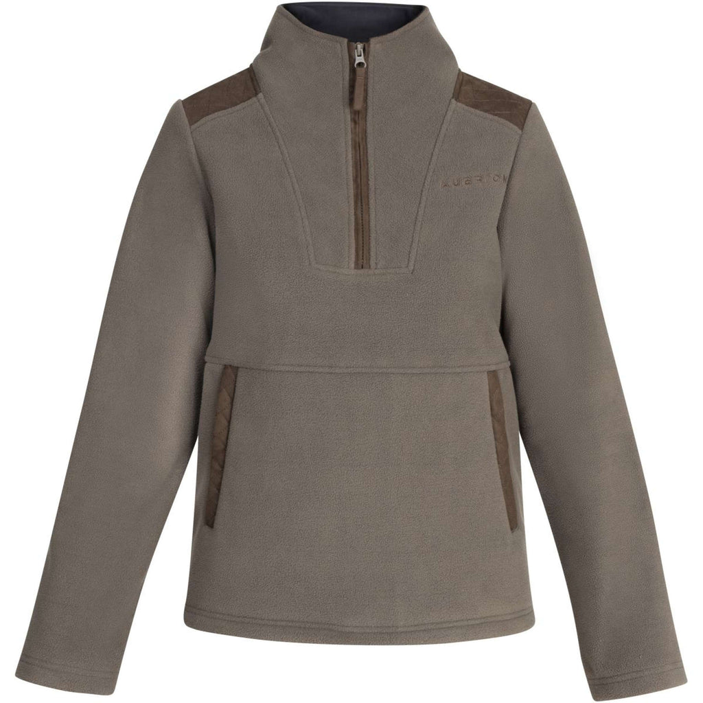 Aubrion by Shires Pullover Heritage Fleece Dunkelolive