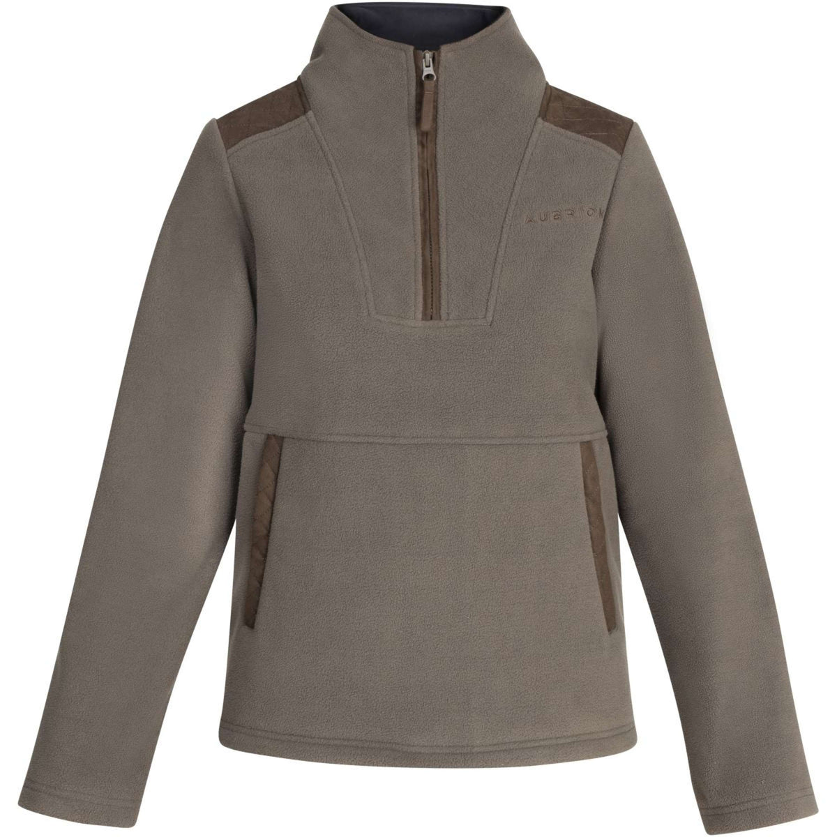 Aubrion by Shires Pullover Heritage Fleece Dunkelolive