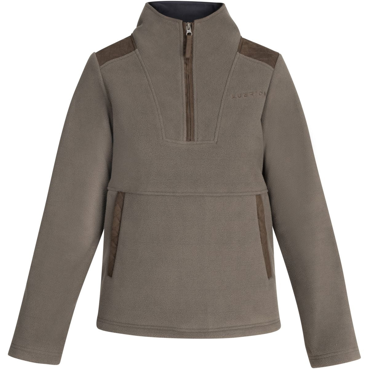 Aubrion by Shires Pullover Heritage Fleece Dunkelolive