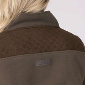 Aubrion by Shires Pullover Heritage Fleece Dunkelolive