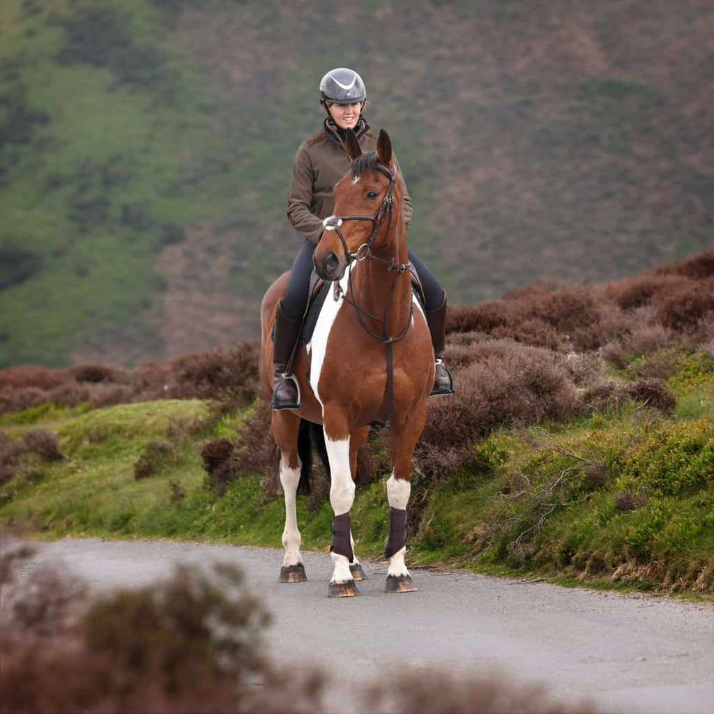 Aubrion by Shires Pullover Heritage Fleece Dunkelolive